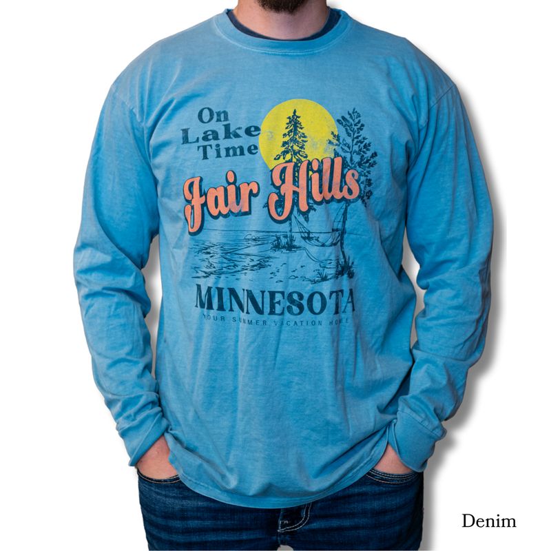 Adult Long Sleeve T-Shirt with Vintage On Lake Time (FH '25)