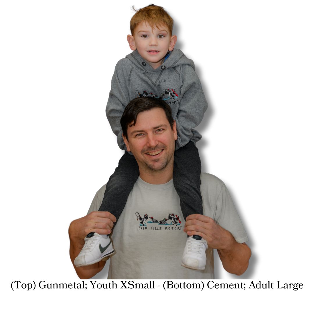 Adult Short Sleeve T-Shirt with Loons (FH '25), Color: Cement, Size: Small