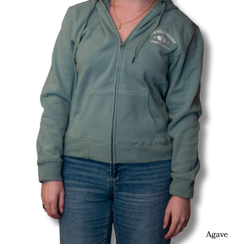 Women's Full Zip Hooded Sweatshirt with Pickleball (FH '25)