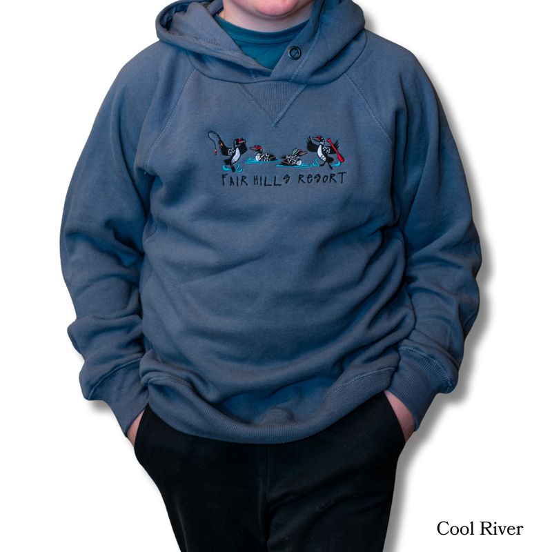 Youth Hooded Sweatshirt with Loons (FH '25)