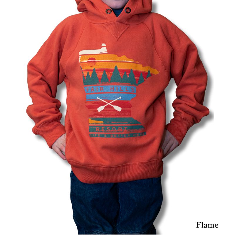 Youth Hooded Sweatshirt with MN State (FH '25)