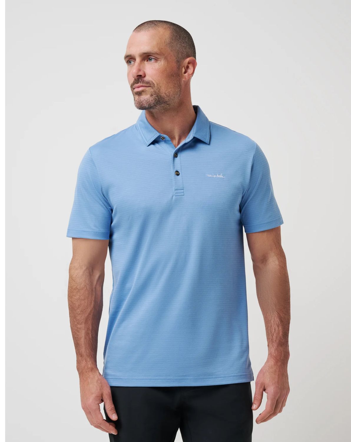 Travis Mathew Zinna Polo, Color: Allure Blue, Size: Medium