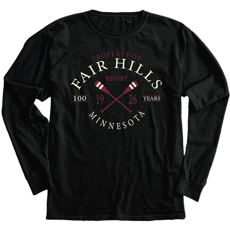 Adult Long Sleeve T-Shirt with 100 Year Paddles (FH'26)