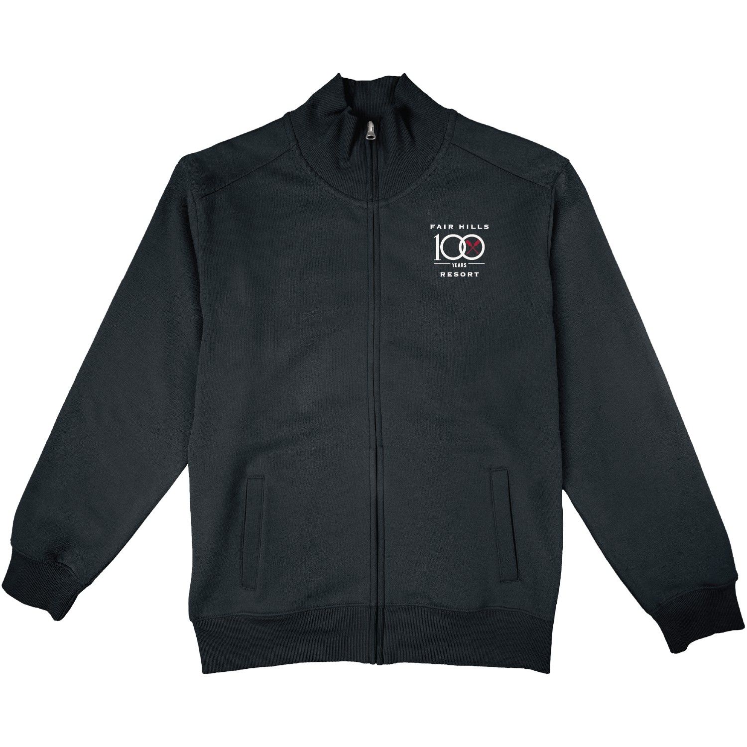 Women's Full Zip Crew Sweatshirt with Centennial Logo (FH'26) Women's Full Zip Crew Sweatshirt with Centennial Logo (FH'26)