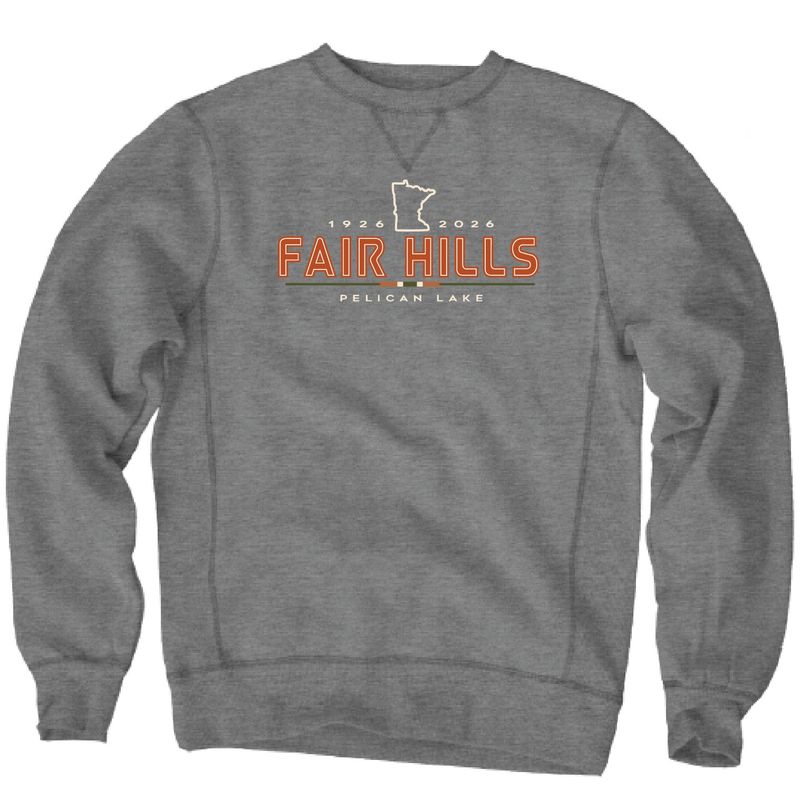Adult Crew Sweatshirt with Applique & MN State (FH'26)