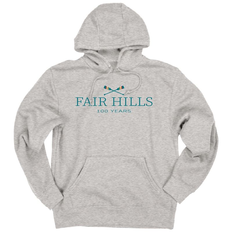 Adult Hooded Sweatshirt with Embroidered Crossed Paddles (FH'26)