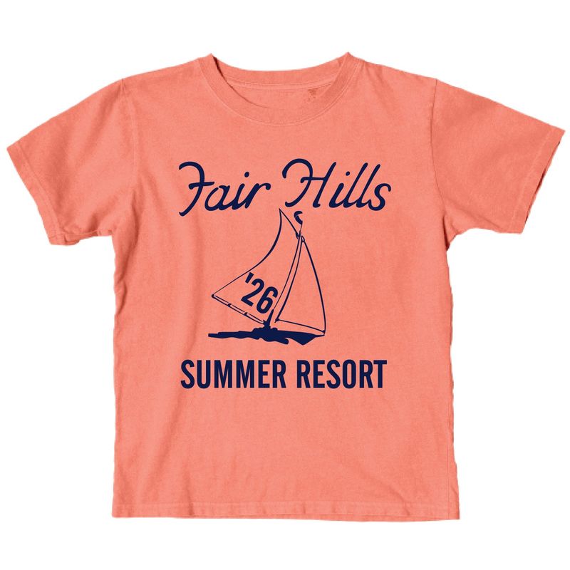 Youth Short Sleeve T-Shirt with Retro Sailboat (FH'26)