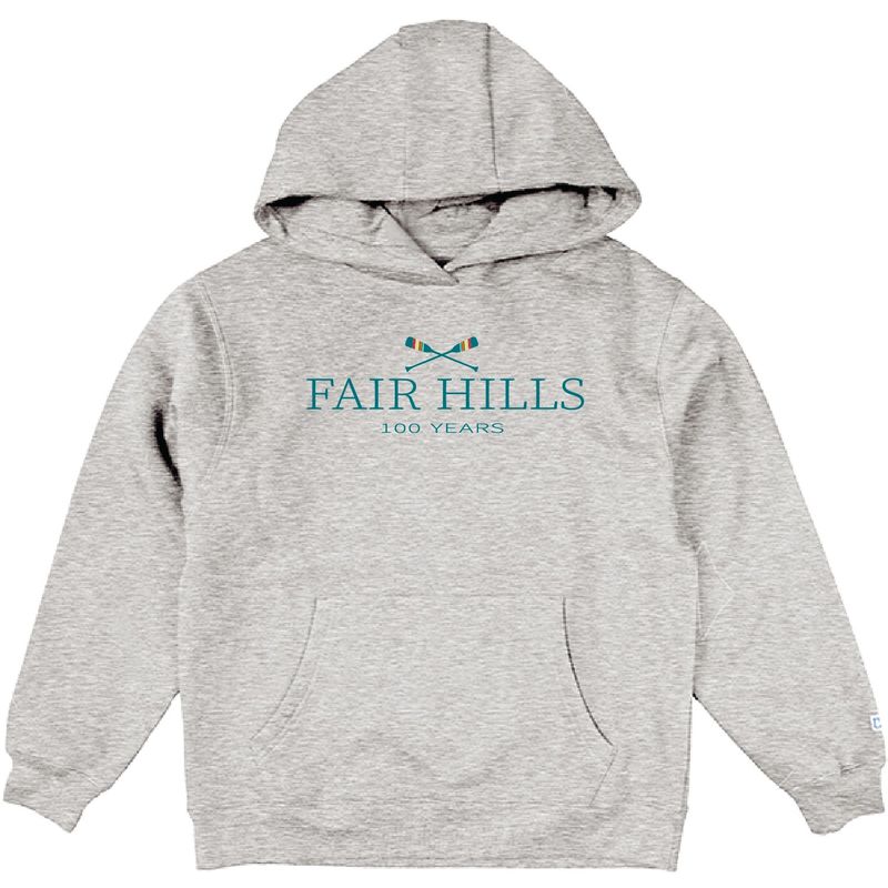Youth Hooded Sweatshirt with Embroidered Crossed Paddles (FH'26)