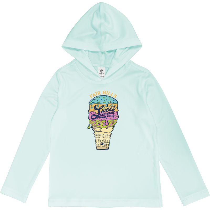 Toddler Long Sleeve UPF Shirt with Ice Cream Cone (FH'26)
