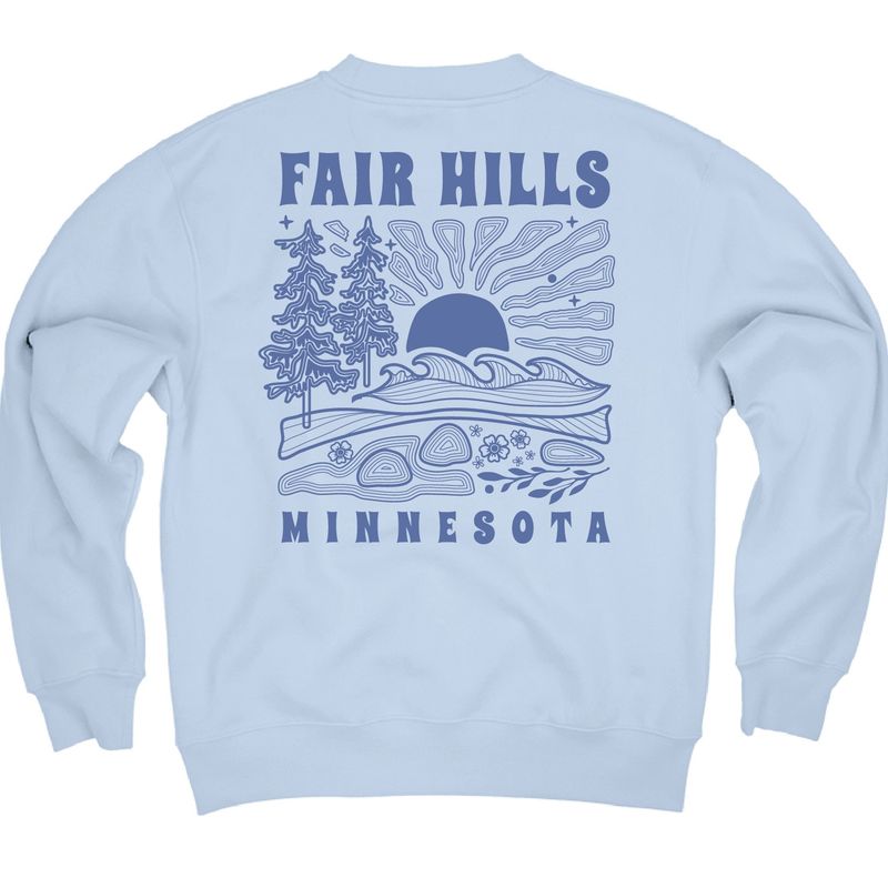 Women's Crew Sweatshirt with Full Back Embroidery (FH'26)