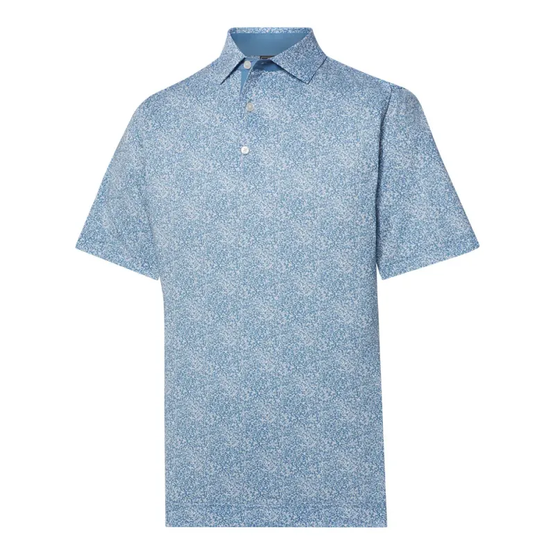 Footjoy Speckle Print Polo - Blue