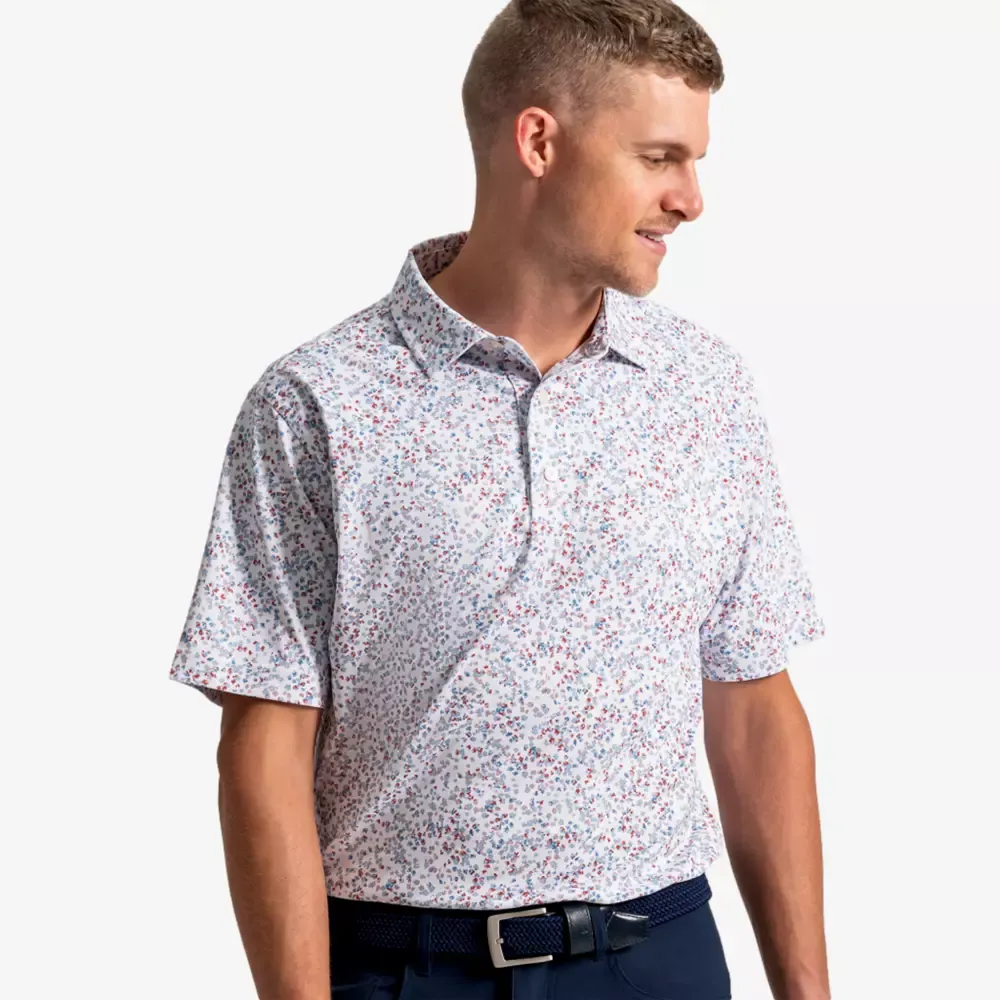 Footjoy Watercolor Floral Polo