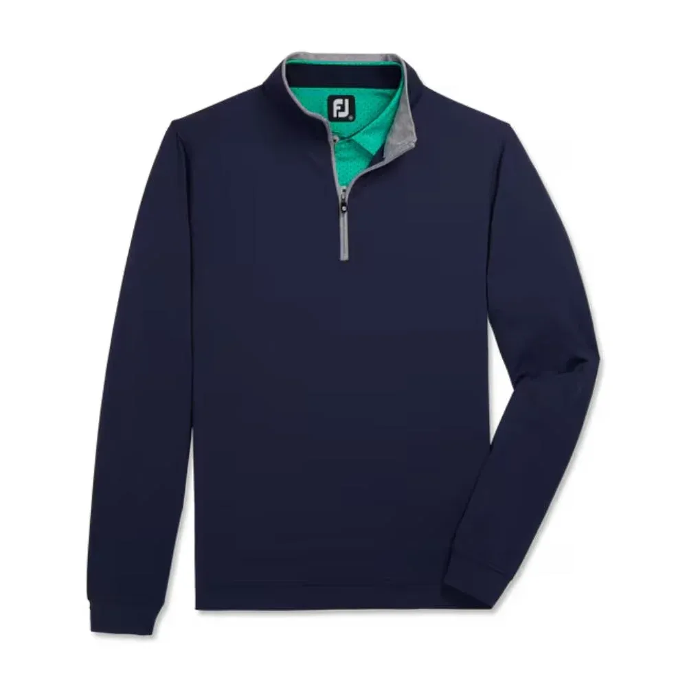 Footjoy Midlayer 1/4 Zip, Color: Navy, Size: ME