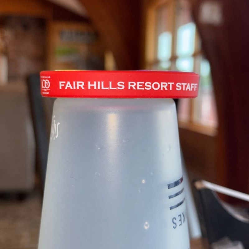 Fair Hills Family Band Bracelet: Staff, Past & Present (Red)