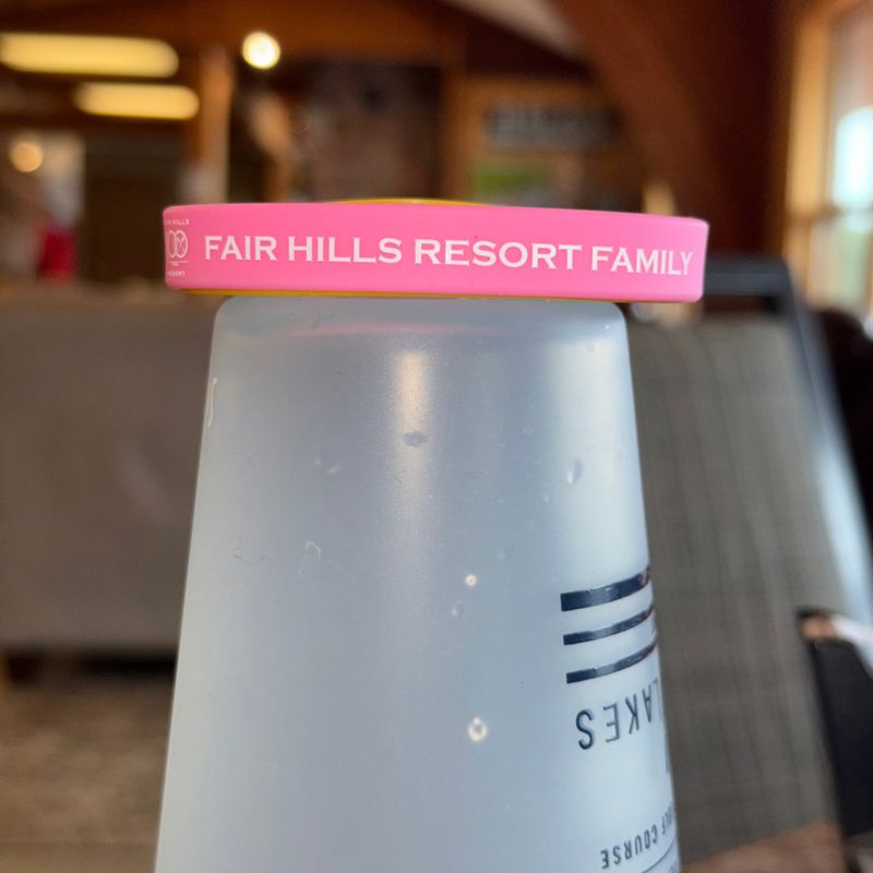Fair Hills Family Band Bracelet: 11-20 Years (Pink)