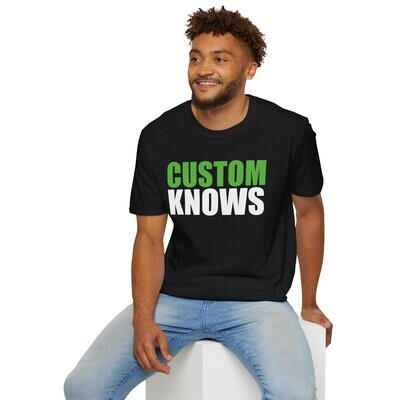 Customized Custom Knows Unisex Tee