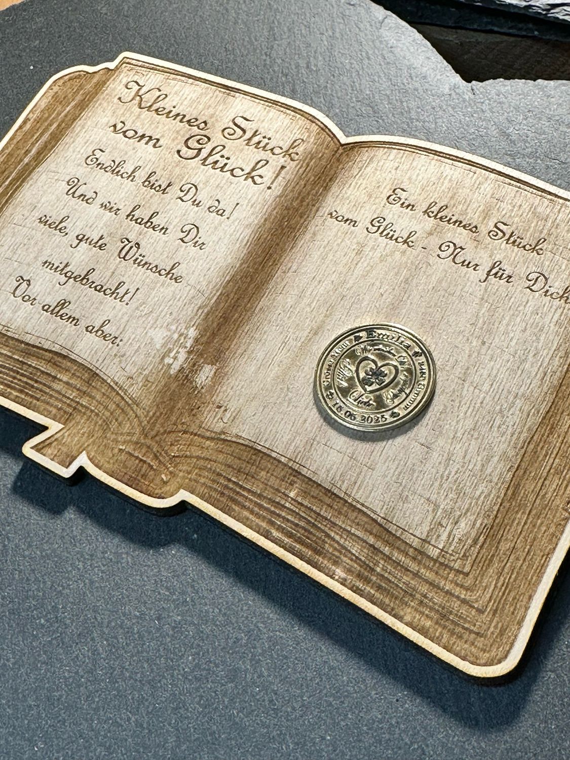 Glücksbringer zur Geburt (klein)