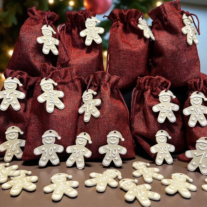Adventies &quot;Lebkuchenmänner&quot;