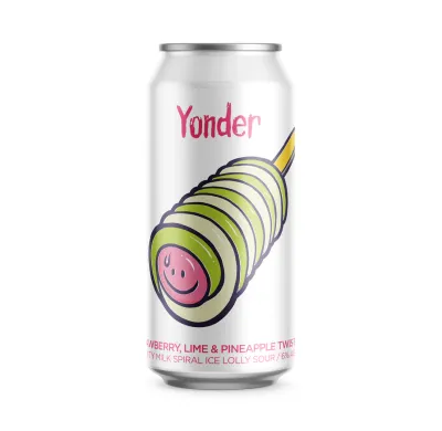 Yonder - Twister Strawberry, Lime, Pineapple Ice Lolly Sour 6%