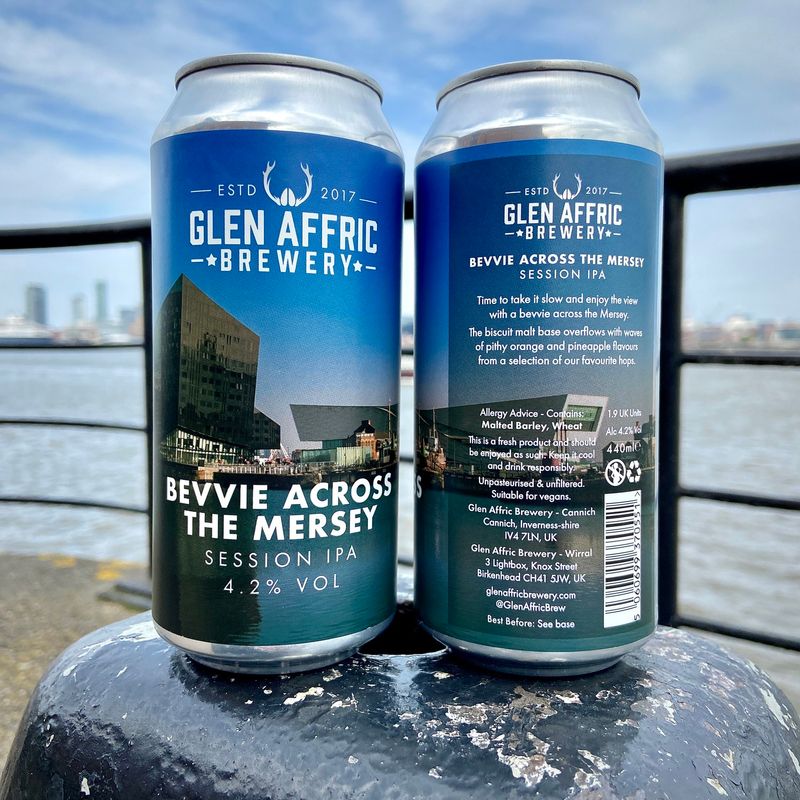Glen Affric - Bevvie Across the Mersey - Session IPA 4.2%