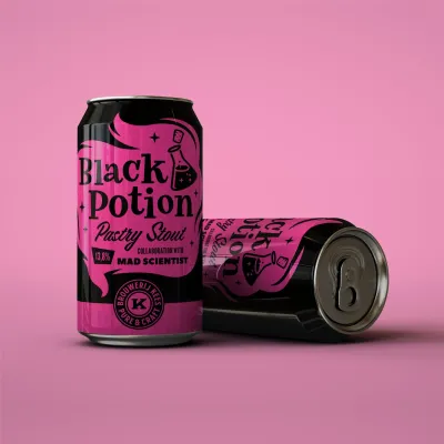 Kees x Mad Scientist -  Black Potion Plum Apricot Maple Syrup &amp; Vanilla Imperial Pastry Stout 13.8%