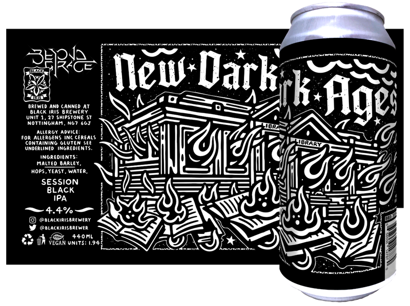 Black Iris - New Dark Ages Session Black IPA 4.4%