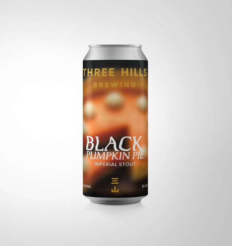 Three Hills Brewing - Black pumpkin Pie Imperial Stout 8.4%