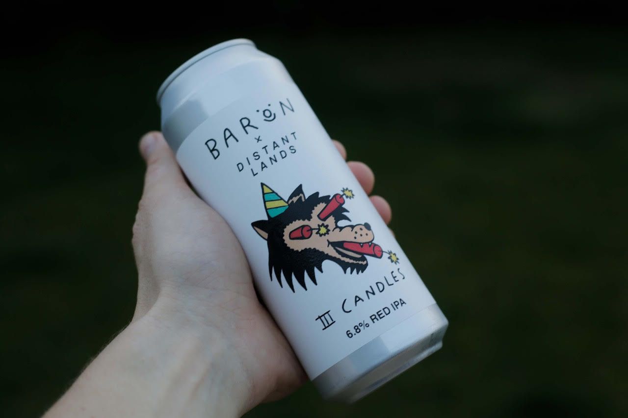 Baron Brewing - Three Candles Red IPA 6.8%