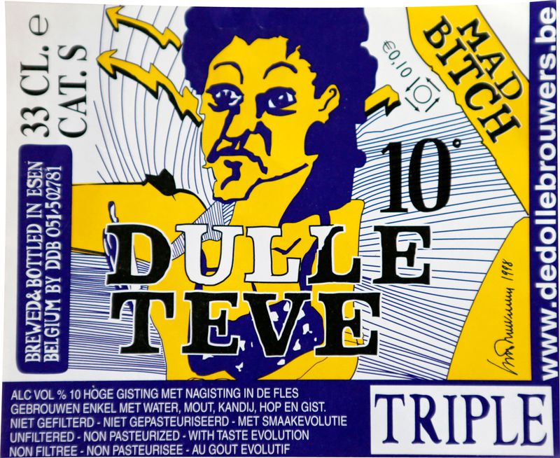 De Dolle Dulle Teve Tripel 10%