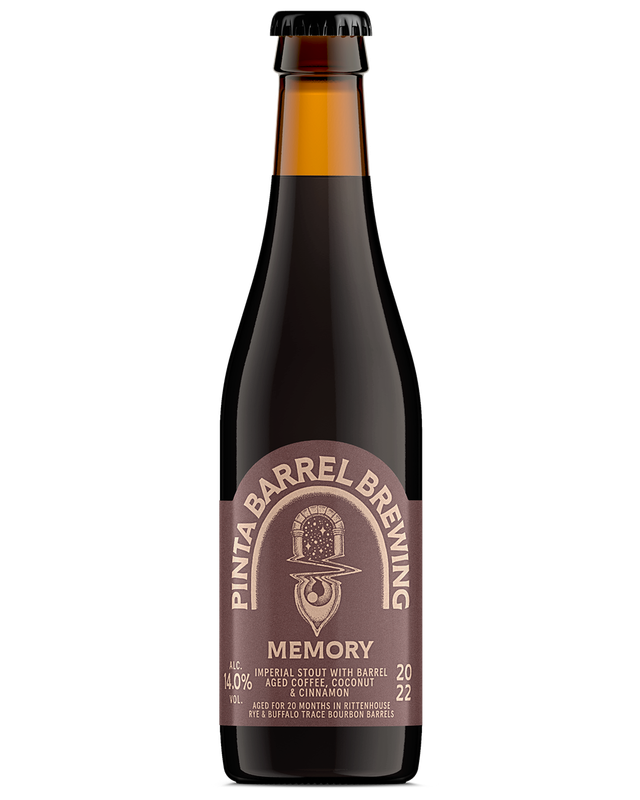 Pinta Barrel - Memory 2024 Imperial Stout with Barrel Aged Coffee, Coconut &amp; Cinnamon 10.5% (20 Month Aged)