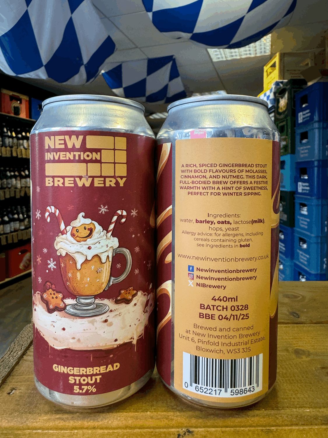 New Invention Brewery - Gingerbread Milk Stout 5.7%