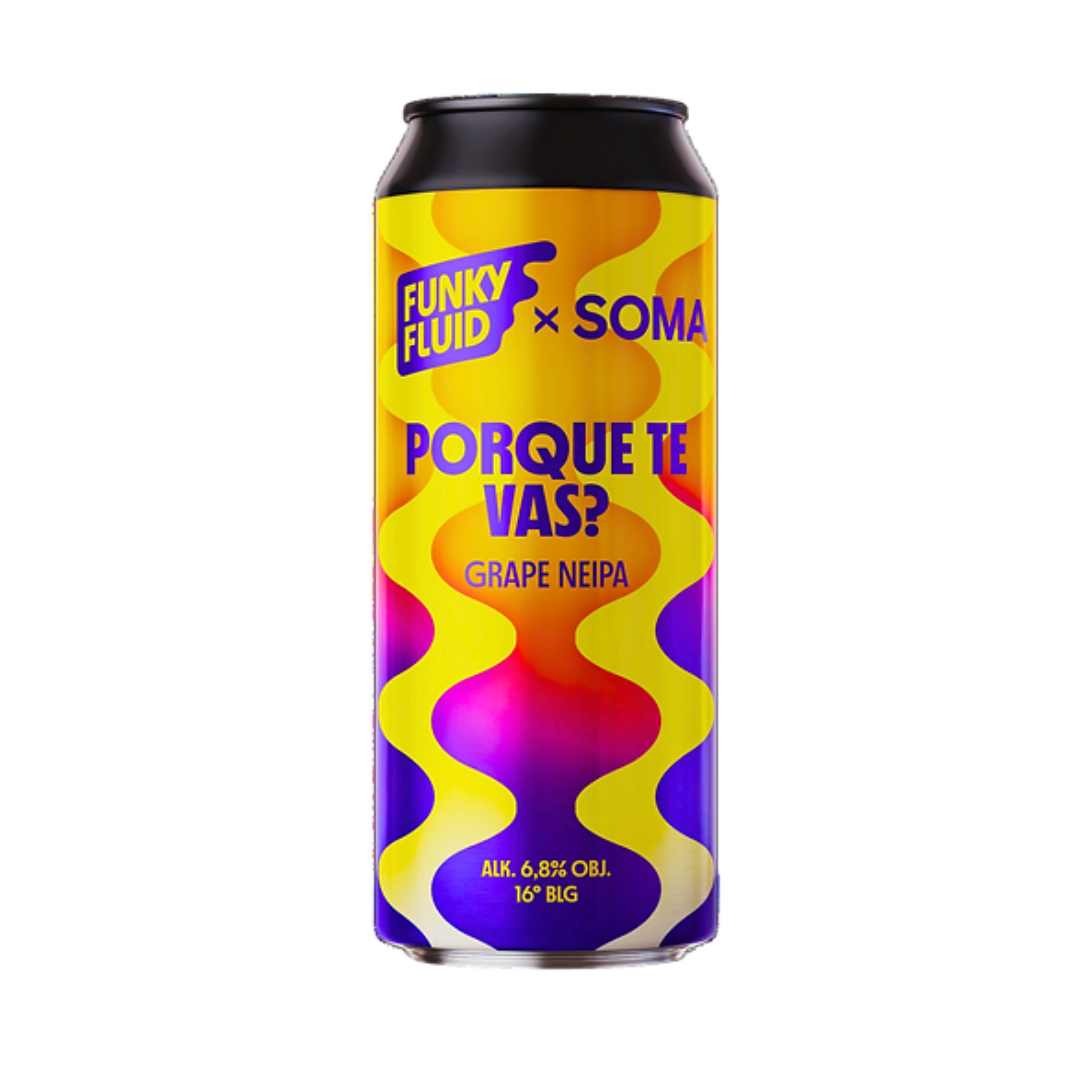 Funky Fluid - Porque Te Vas? Grape IPA 6.8% (SOMA Collab)