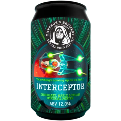 Emperor&#39;s Brewery - Interceptor  Chocolate, Maple and Pecan Imperial Porter 12%