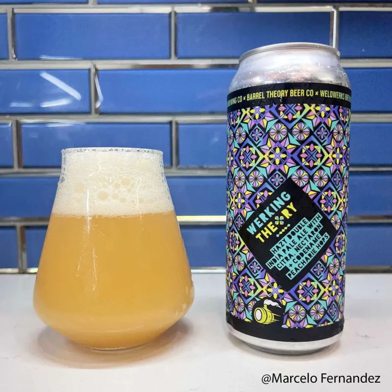 WeldWerks Brewing Co - Werking Theory DIPA 8.4% (Barrel Theory Collab)