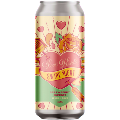 Vault City - Love Hurts Strawberry Sherbet Sour 4.2%