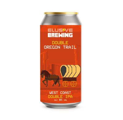 Elusive Brewing - Double Oregon Trail Double West Coast IPA 8%