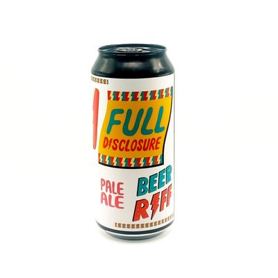 Beer Riff -  Full Disclosure Pale Ale 4%