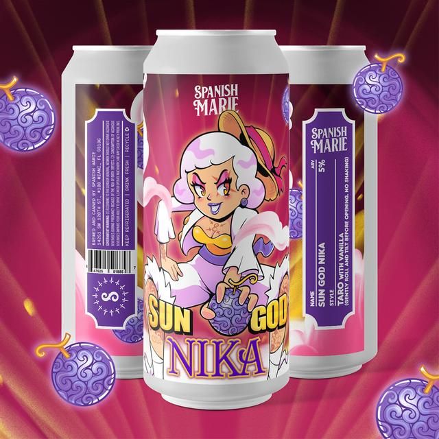 ​Spanish Marie Brewery​ - Sun God Nika Bubble Tea Inspired Smoothie Sour with Taro &amp; Vanilla 5%