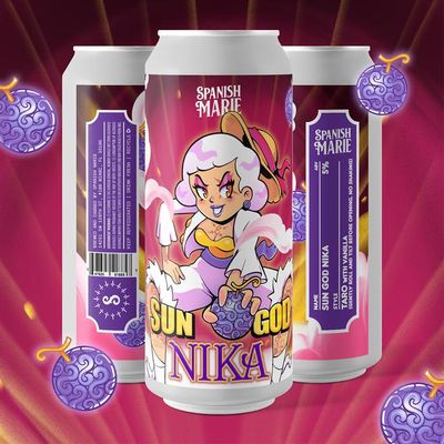 ​Spanish Marie Brewery​ - Sun God Nika Bubble Tea Inspired Smoothie Sour with Taro &amp; Vanilla 5%