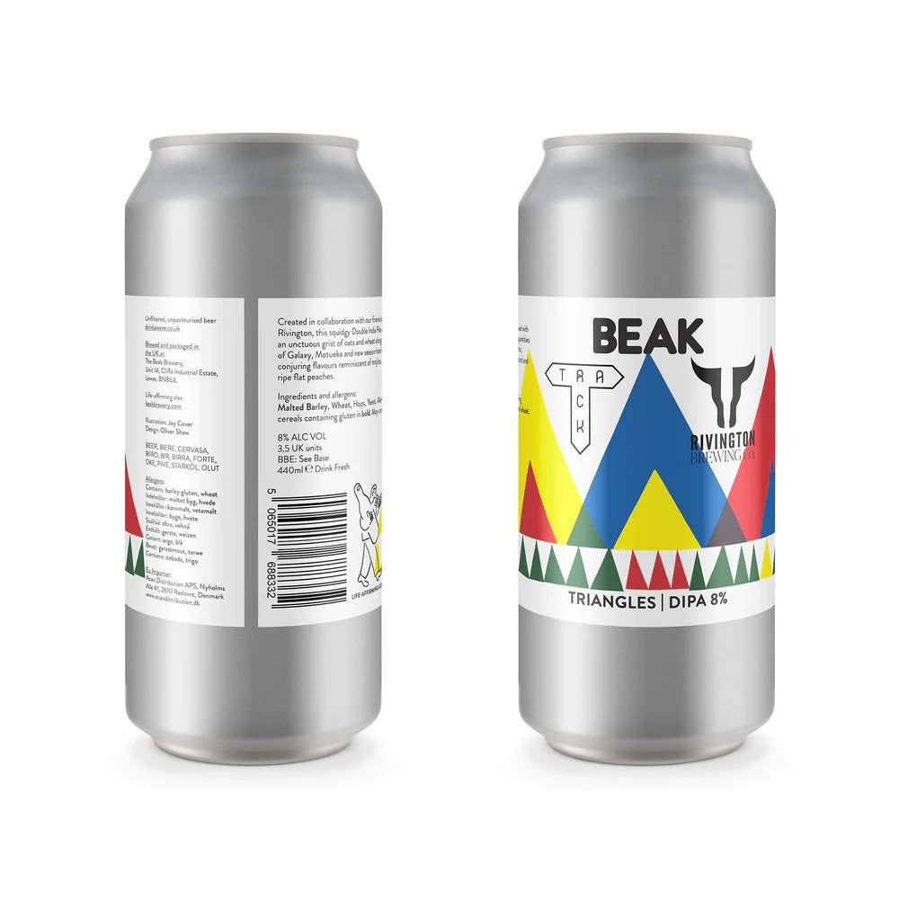 BEAK X RIVINGTON X TRACK - Triangles DIPA 8%