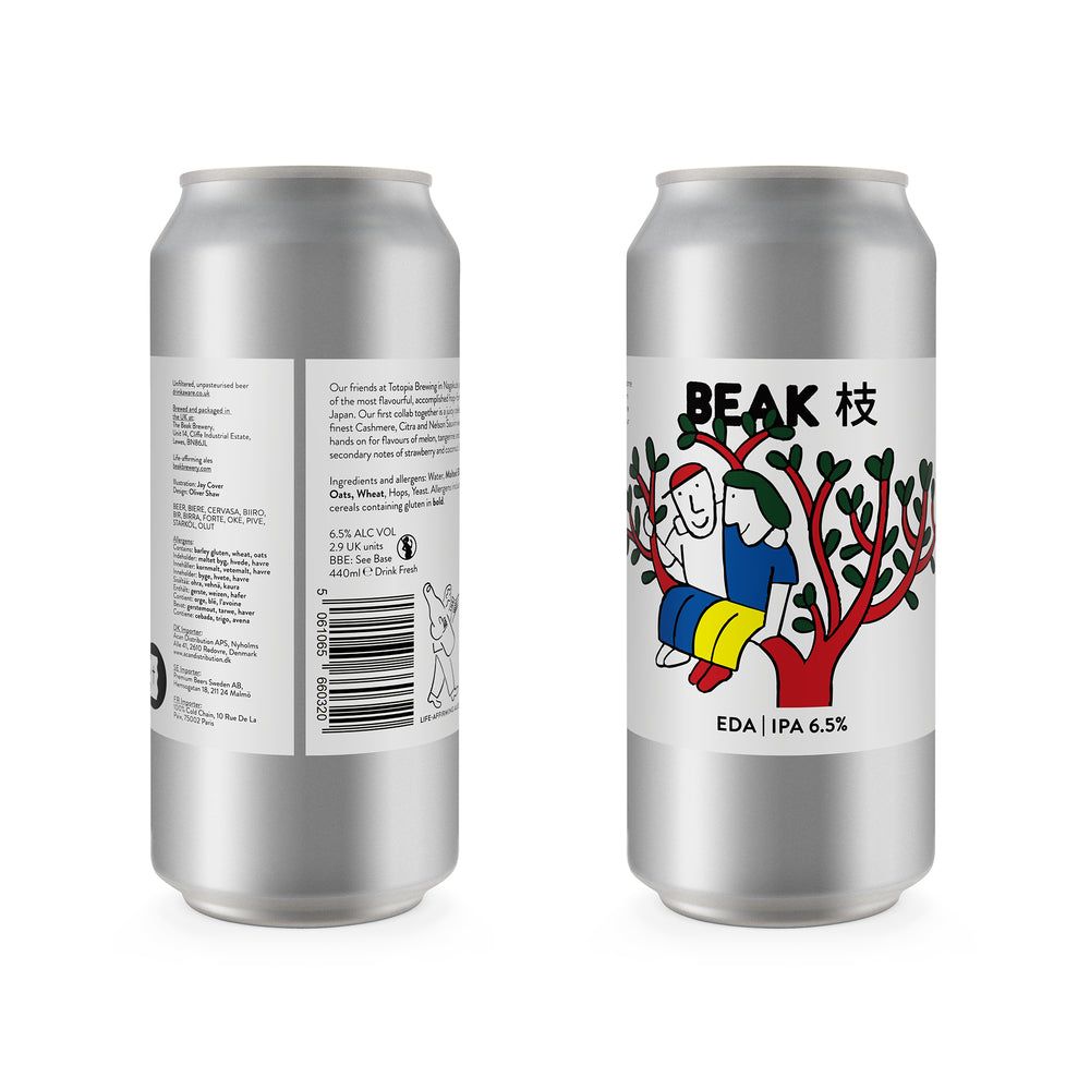 BEAK - EDA IPA 6.5% (Totopia Brewing Collab)