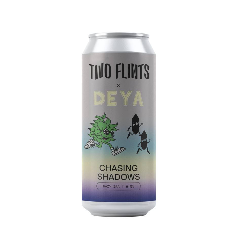 Two Flints -  Chasing Shadows (DEYA Collab) Hazy IPA 6.5%