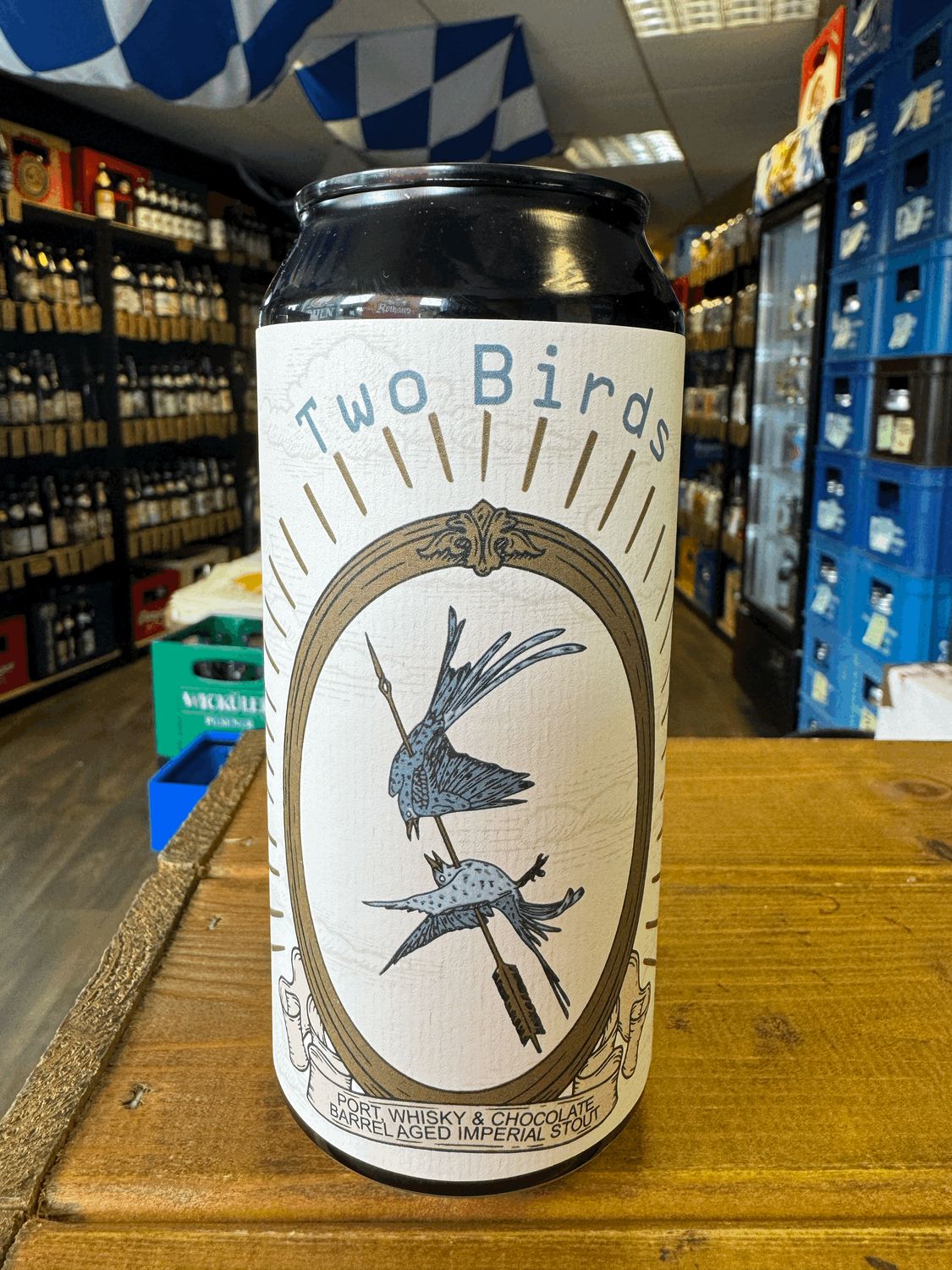Sinnister Brew - Two Birds Port, Whisky and Chocolate Barrel Aged Imperial Stout 10.5%