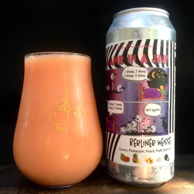 Baa Baa Brewhouse - Lamb in a Jam Guava, Pineapple, Peach, Fluff &amp; Coconut Berliner Weiss 5.5%