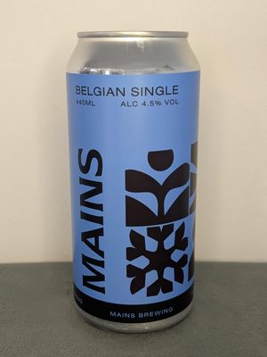 Mains Brewing - Belgian Single 4.5%