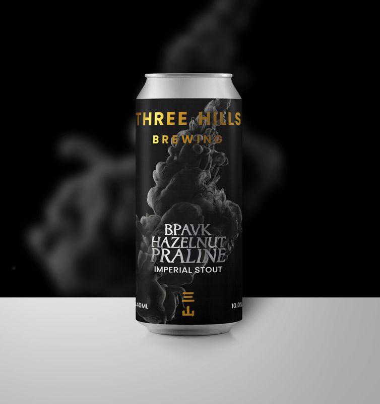 Three Hills Brewing - B.P.A.V.K Hazelnut Praline Imperial Stout 10%