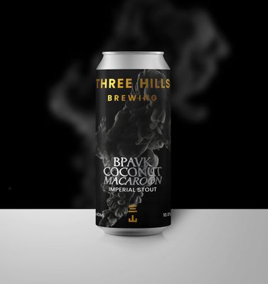 Three Hills Brewing - B.P.A.V.K Coconut Macaroon Imperial Stout 10%