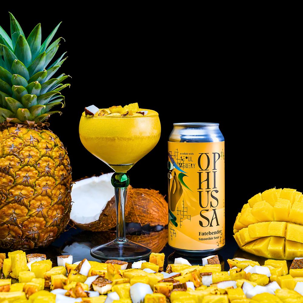 Ophiussa Brewing Co - Fatebender Mango, Pineapple and Coconut Smoothie Pastry Sour 5% (Seoul Brewery Collab)