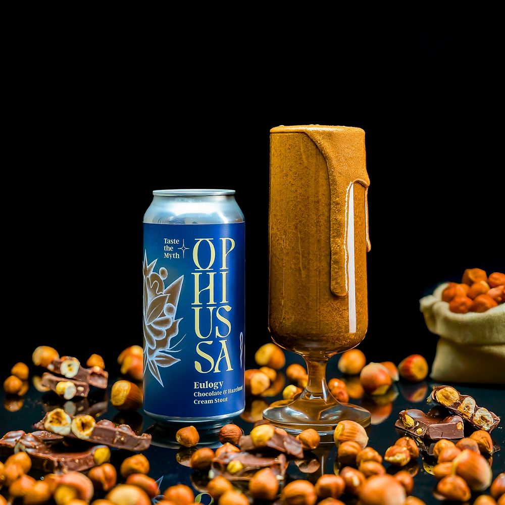 Ophiussa Brewing Co - Eulogy Chocolate and Hazelnut Imperial Cream Smoothie Stout 8%
