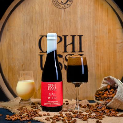 Ophiussa Brewing Co - Convergence Imperial BA Scorch Whiskey BA Coffee &amp; Condensed Milk Stout 14% (Seoul Brewery collab)